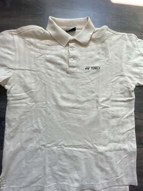 Vintage Yonex Textured Chevron Knit Polo Shirt